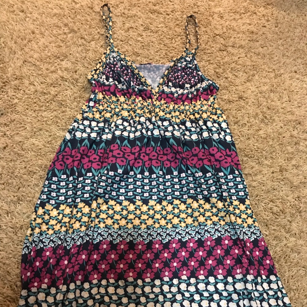 Floral spaghetti strap dress